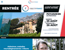 Tablet Screenshot of objectif-france.org